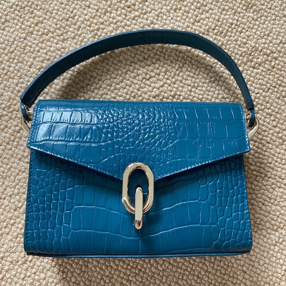 Anine Bing Mini Colette bag turquoise